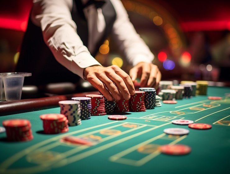 Live dealer Hot Pot table at toto777 login with multiple camera angles and player seats